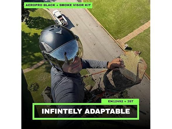 AeroPro Red Safety Helmet ANSI/ISEA