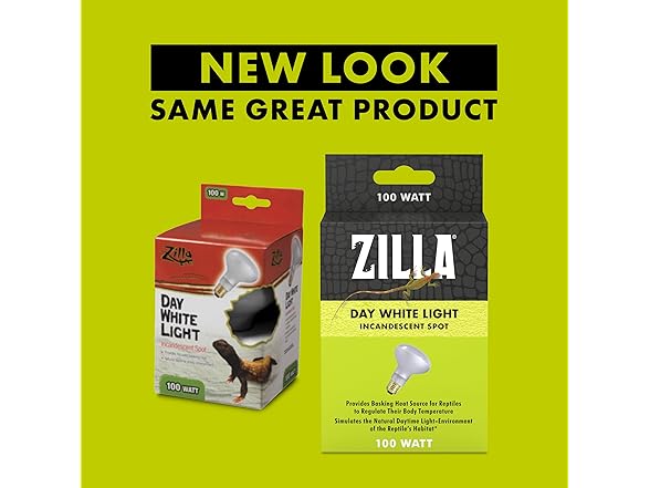 Zilla Incandescent Spot Bulbs Day White 100 Watts