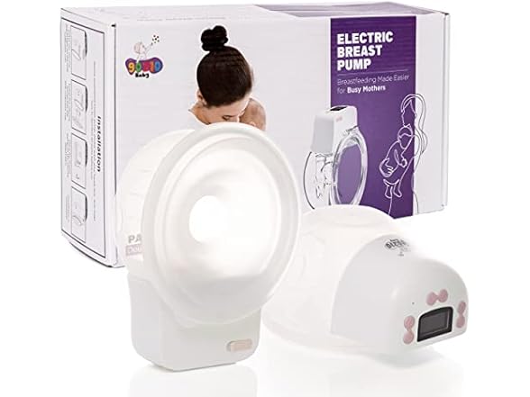 2-Pack Electric Hands-Free Breast Pump