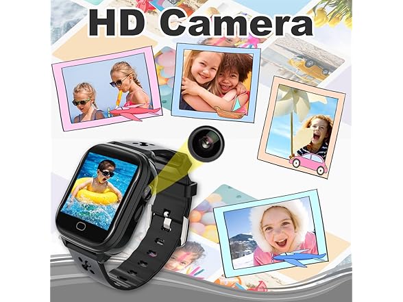LULUDDM Kids Smart Watch Phone - IP67 W