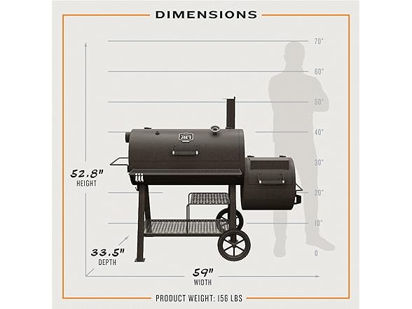 Oklahoma Joes Highland Offset Reverse Flow Smoker