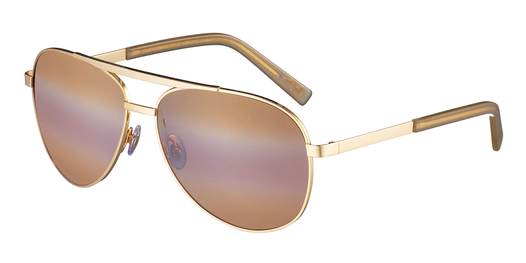 Maui Jim Unisex Seacliff Polarized Aviator Sunglasses - Gallery 4