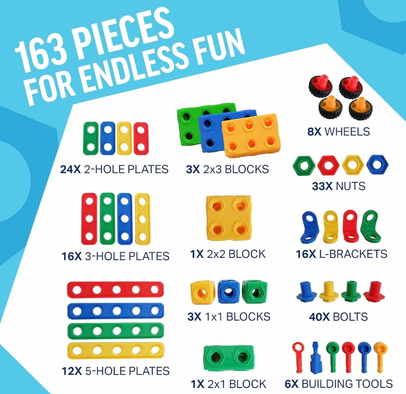 163 Piece Brickyard Building Blocks - Gallery 5