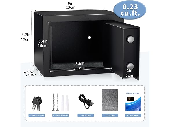 CDC DIGI Digital Security Keypad Safe