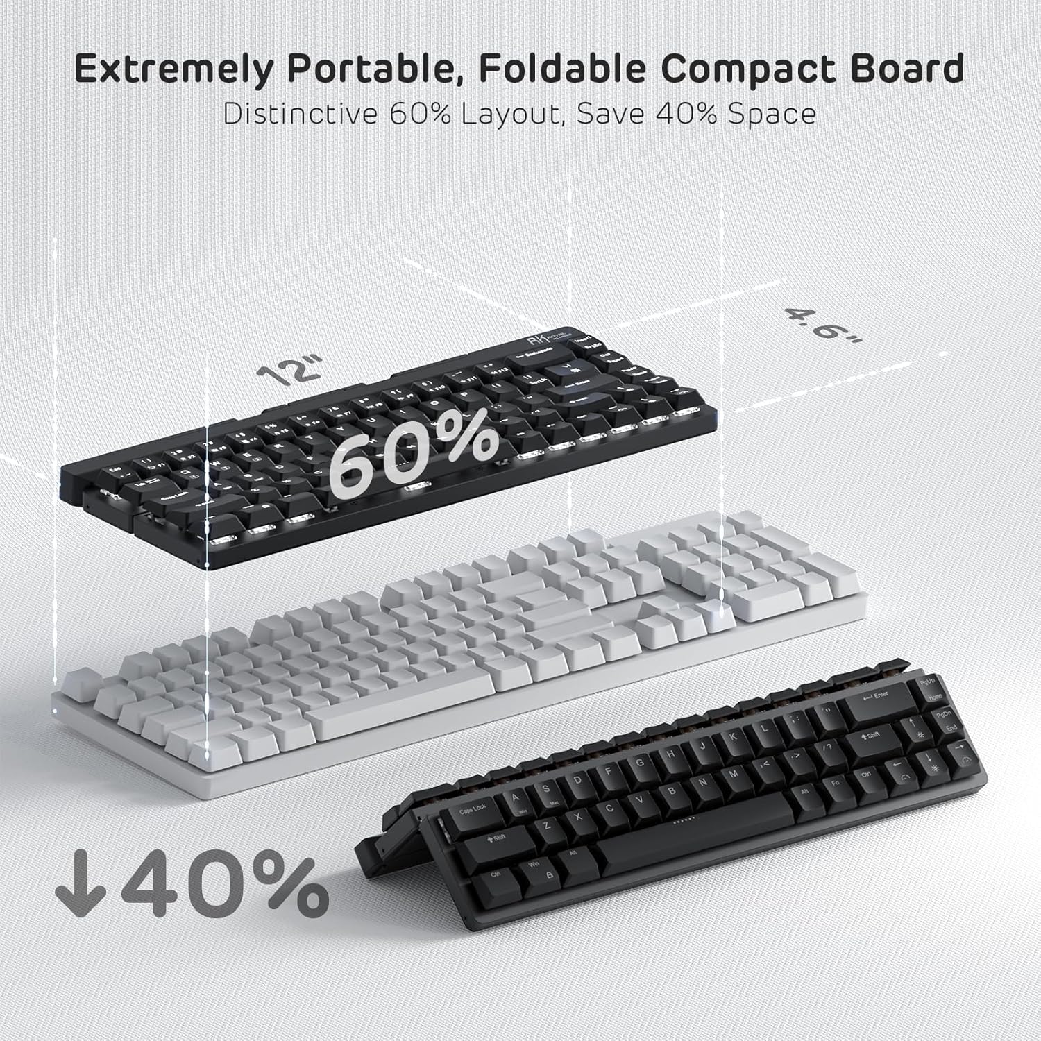 RK F68 60% Foldable Mechanical Keyboard - Gallery 11