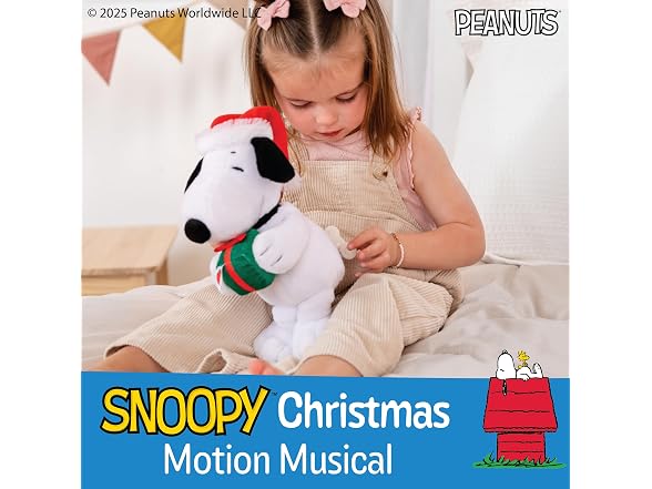 Kids Preferred Peanuts Snoopy Motion Musical Plush