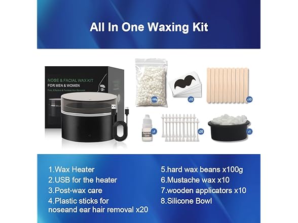 unimiko Nose Wax Kit Men