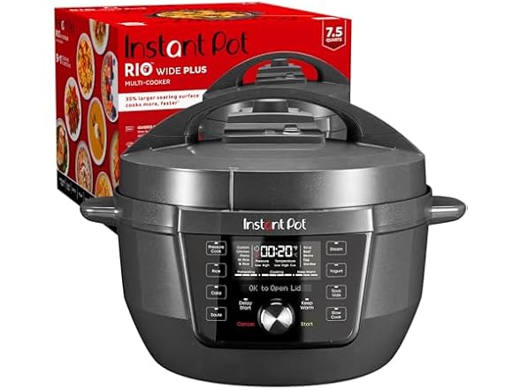 Instant Pot RIO Plus, 9-in-1 Pressure Cooker