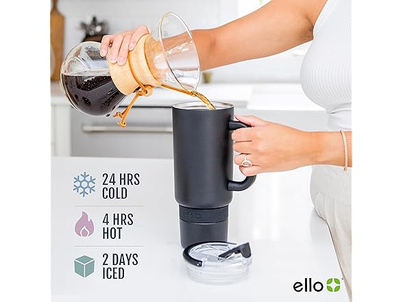 Ello Port 40oz Tumbler with Carry Loop