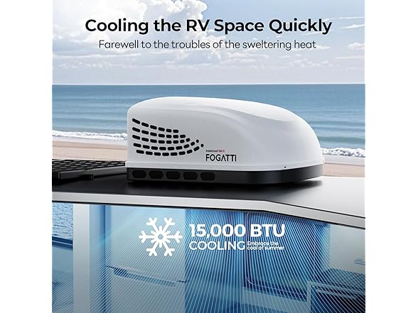 FOGATTI 15000BTU RV Air Conditioner, Rooftop RV Air Conditio (Open Box)