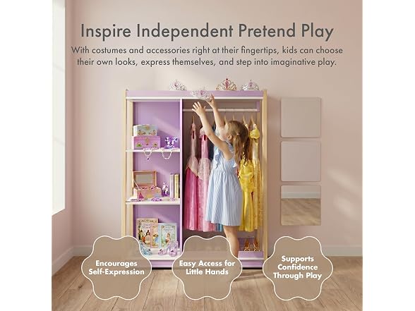 Humble Crew Kids Dress Up Closet Mirror