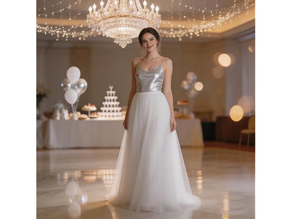 Wdpl Women (3X) Long Tulle Skirt Line Floor Skirts