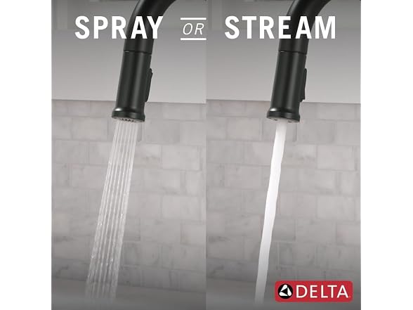 Delta Cordova Matte Black Touchless Bar Sink Faucet