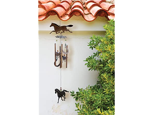 Outdoor Bronze Horse Wind Chimes Decoration, Gifts For Mom