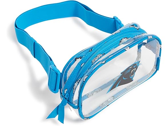 Vera Bradley NFL Panthers Clear Belt Bag
