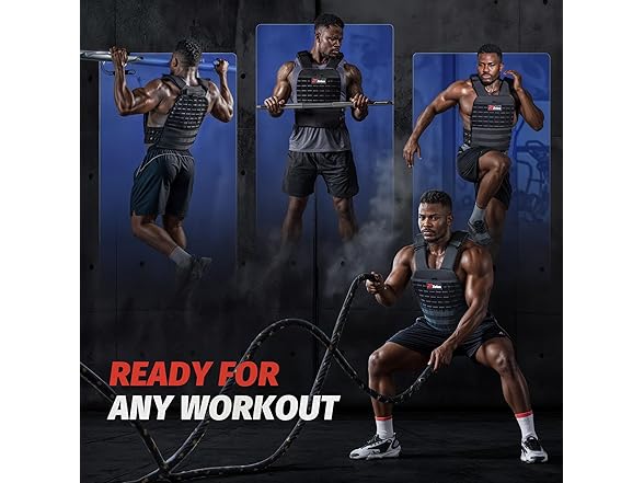 Black Tactical Weighted Vest