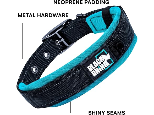 Black Rhino XL Dog Collar - Heavy Duty
