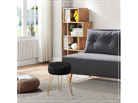 Round Ottoman Vanity Stools