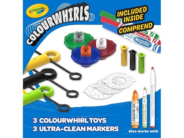 Crayola Colourwhirls (3ct)