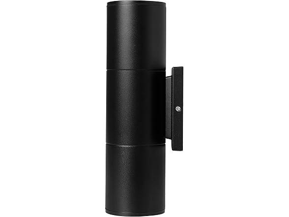 Home Zone 2PK LED Wall Sconce, Black