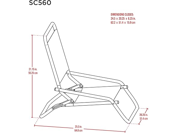 Rio Beach 2-Pack 1-Position Low-Profile