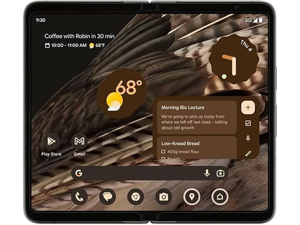 Google Pixel Fold GA04102-US5G, 256GB, Obsidian (Open Box)