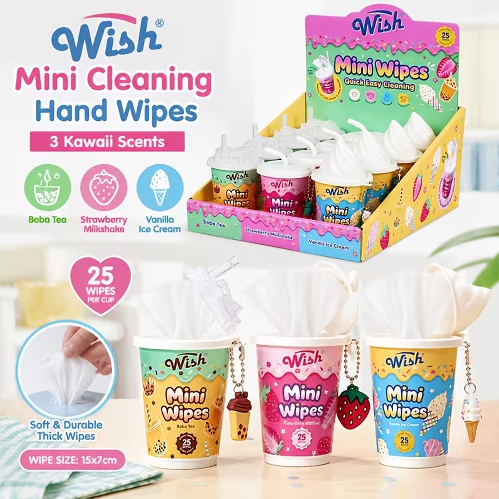 24pk Travel Size Mini Hand Wipes - Gallery 16