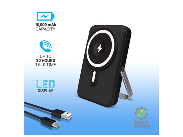 (1 or 2 Pack) Aduro PowerMag Pro Wireless Charging Battery & Desktop Stand