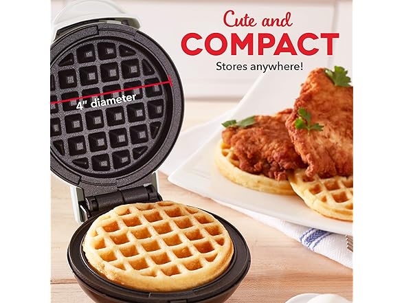 DASH Mini Maker for Individual Waffles, Rainbow