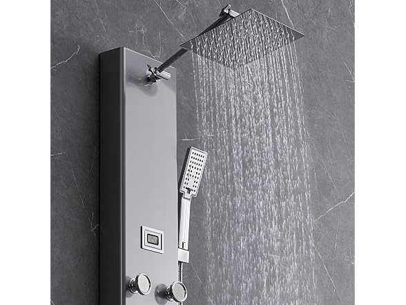 Shower Panel System, 5 Shower Modes, Digital