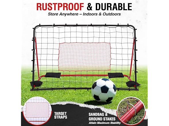 ZEALFEEL Soccer Rebounder Net