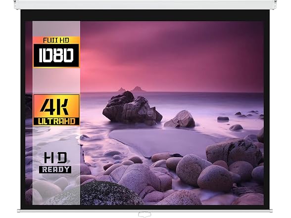 ProHT 84" Manual Projection Screen