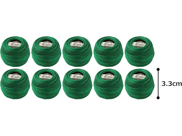 DMC Pearl Cotton Balls Color 699, Size 8,