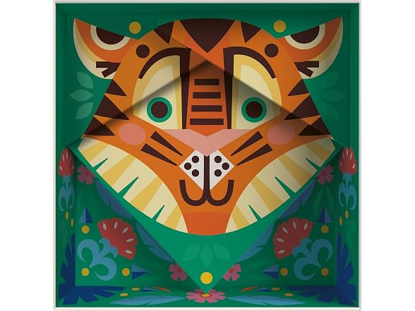 Ravensburger CreArt Do It Together: Tiger Paint‑by‑Number Kit