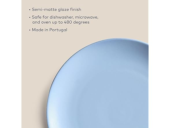 Year & Day Ceramic Low Serving Bowl, Lagoon Blue, 13.25 Inch