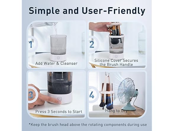 Electric Makeup Brush Cleaner