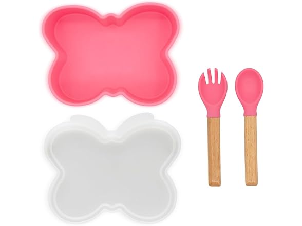 BabyX Baby Silicone Feeder Set, 3-pcs