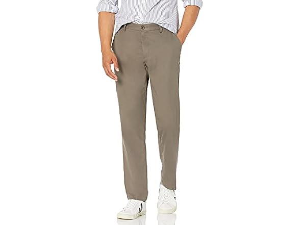 Amazon Essentials Men (30W x 32L) Flat-front Pant