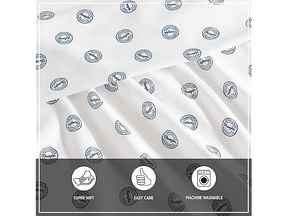 Wrangler - Full Bed Sheets, Button Blue