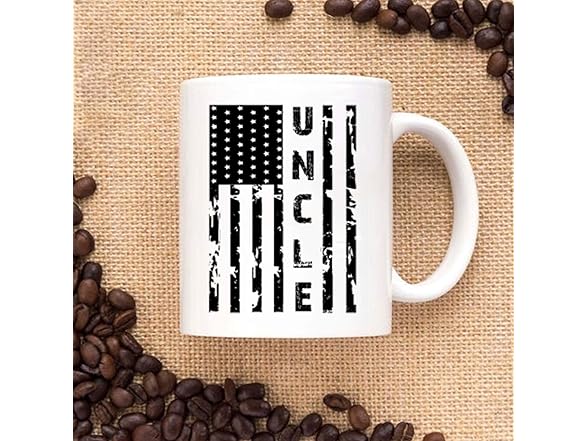 KROPSIS Uncle Vintage American Flag Mug