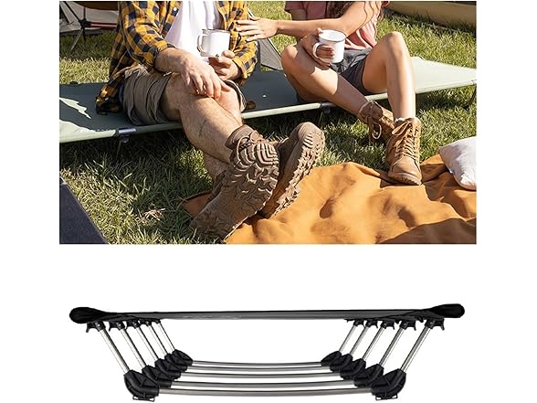 ISKADO Camping Folding Cot Clamshell