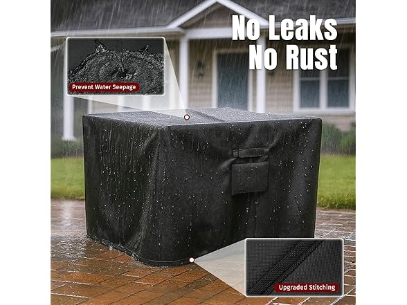 SHINESTAR Fire Pit Cover Square, Fits for 28-32 Inch Fire Pit Table