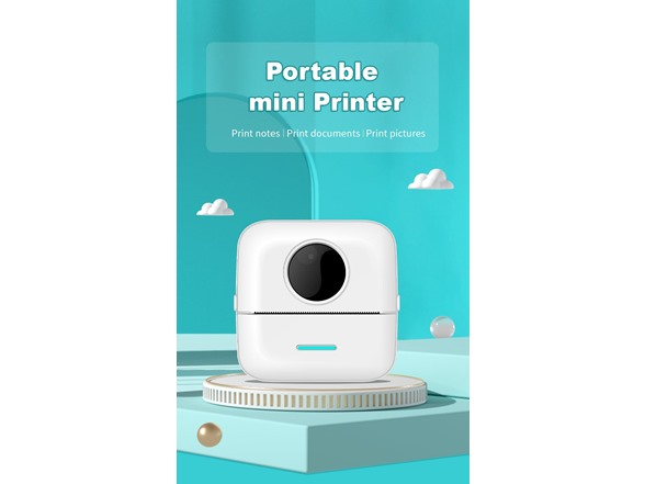 XIAGAOZFF Sticker Printer with 14 Rolls