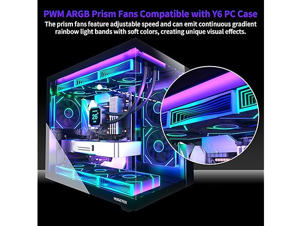 MUSETEX ATX PC Case Mid Tower