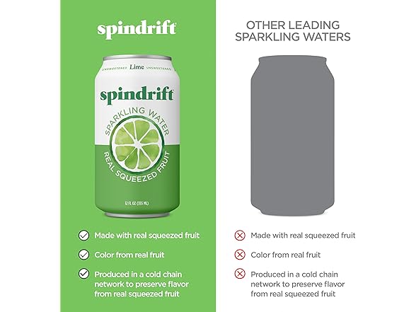 12Pk Spindrift Sparkling Water, Nojito Flavored