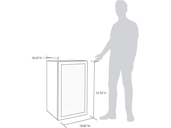 Newair Freestanding Beverage Fridge - 126 Cans