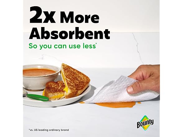 Bounty Paper Towels Select A Size White 6 Double