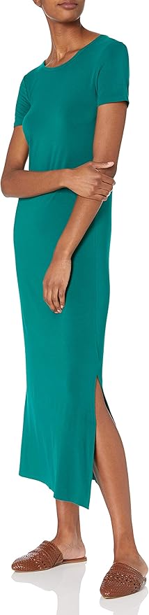 Amazon Essentials Women Jersey SS Crewneck Maxi Dress - Gallery 14