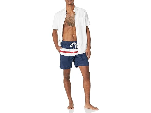 Amazon Essentials Mens 7in Swim Trunks with Mesh Lining