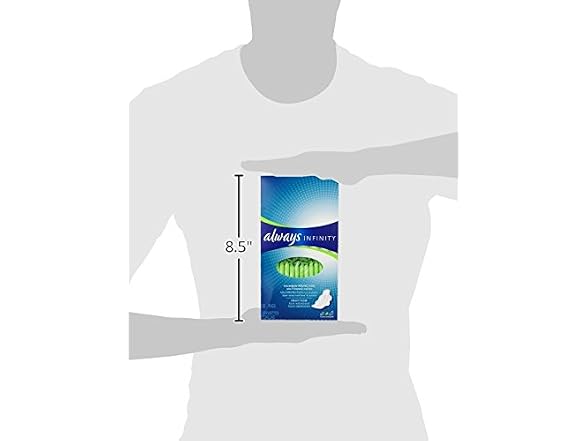 Always Infinity Size 2 Pads w/Wings 2Pk